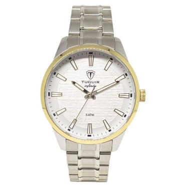 Imagem de Relógio Masculino Aço Tuguir Analógico 23-2229 Prata E