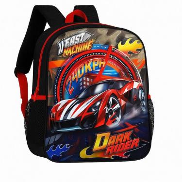 Imagem de Mochila Escolar Fast Machine Clio Style Com Zíper Grande