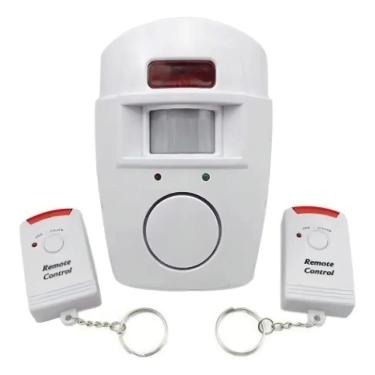 Imagem de 2X Alarme Sem Fio Residencial Sensor Sirene + 2 Controles 96