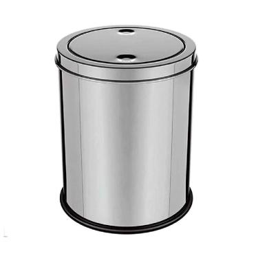 Imagem de Lixeira De Inox Com Tampa Basculante 5 Litros - Euro Home