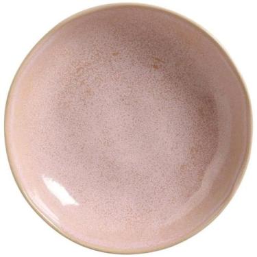 Imagem de Prato Fundo Bio Litchi 22cm Porto Brasil Cerâmica Rosa 830ml Avulso So