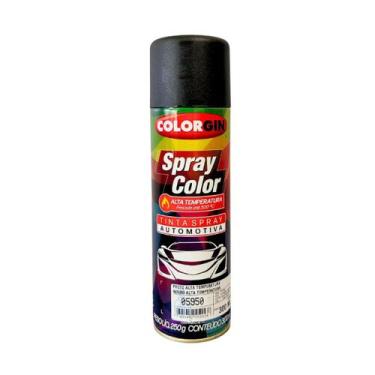 Imagem de Spray color preto alta temperatura 300 ml - colorgin
