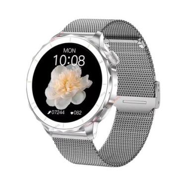 Imagem de Smartwatch Feminino De 18mm Com Tela HD AMOLED, 4GB, GPS, Trajetória, 