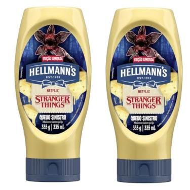 Imagem de Maionese Hellmans Stranger Queijo Sinistro Kit 2x 335g cada