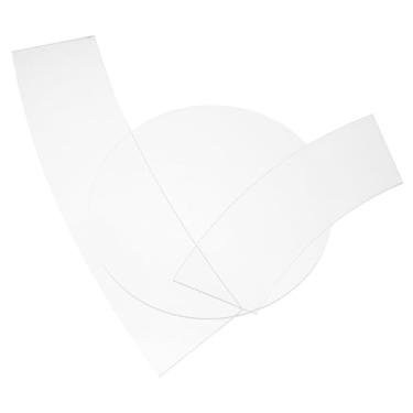 Imagem de Anneome Conjunto de réguas de costura de 3 peças de chapéu balde de acrílico transparente, modelos duráveis para medições precisas para projetos de colcha e costura DIY