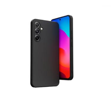 Imagem de Capa Capinha Slim Luxo Aveludada Premium Para Samsung Galaxy M15 / Galaxy A15 (PRETO)