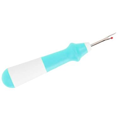 Imagem de GLOGLOW Ferramenta de Estripador de Costura Threadripper, Cabo de Borracha, Removedor de Pontos de Precisão, Fácil Manuseio para Projetos de Costura (Azul claro)