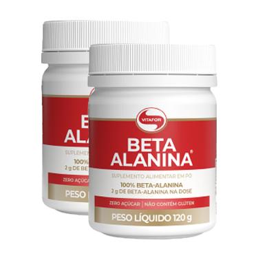 Imagem de Kit 2X: Beta Alanina Aminoácidos Vitafor 120g