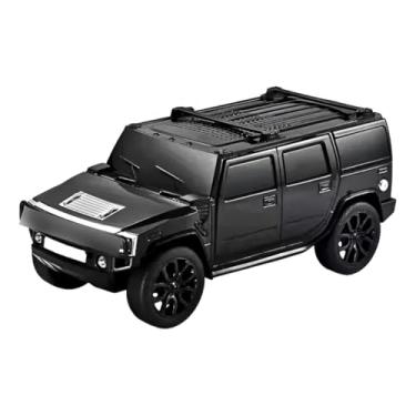 Imagem de Caixa de Som Bluetooth Formato Carro Off-Road, 8W, LED, Entrada USB/SD, 11,2x11x25,6cm (Preto)