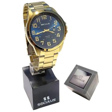 Imagem de Relógio Seculus Masculino Analógico Long Life 44042GPSVDA2