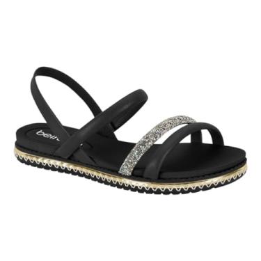 Imagem de Sandália Beira Rio 8321.1546 Elastico Plataforma Salto Baixo Feminino