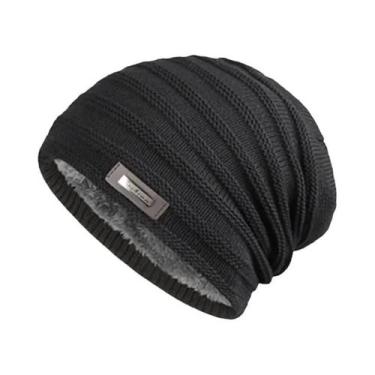 Imagem de Gorro de Inverno Unissex Forrado - Quente, Macio e Elástico, 55cm-60cm