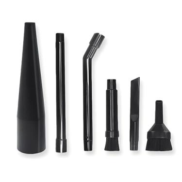 Imagem de Pacote com 6 kits de micro bicos de limpeza para aspirador compacto e seco e úmido, acessórios de limpeza detalhados de 3,5 cm