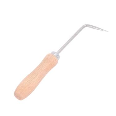 Imagem de Crochê de Costura de Solda de 6 Mm Com Alça de Madeira de Faia, Acessório de Pistola de Solda de Aço de Alta Velocidade, para Soldagem de Membrana EPDM de PVC TPO e Inspeção de