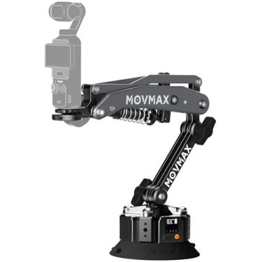 Imagem de Braço de lâmina para DJI Pocket 3, suporte de câmera com ventosa eletrônica solar com parafuso de 1/4, acessórios DJI Osmo Pocket 3, suporte para carro com monitoramento de pressão de ar, bateria