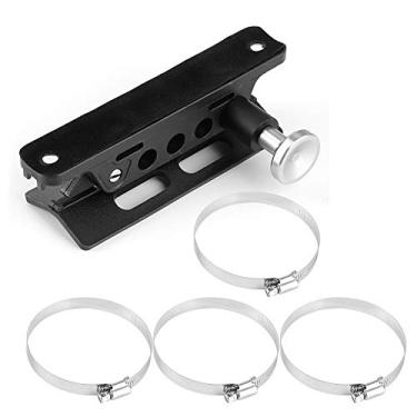 Imagem de Estink Suporte de Fixação para Extintor de Incêndio Ajustável para RZR 700 800 JK Sahara Com 4 Contas de Ferro Salientes Sem Necessidade de Perfuração (Prata)