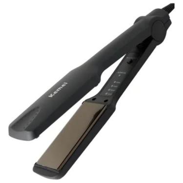 Imagem de prancha para alisamento de cabelos kemei 329