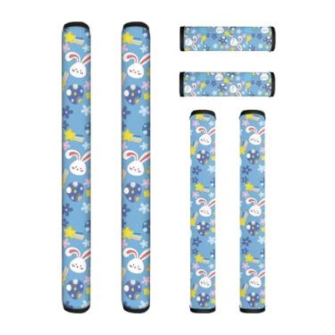 Imagem de NETILGEN Conjunto de 6 capas de maçanetas de geladeira, protetor antiderrapante para geladeira, forno, lava-louças, mantém o aparelho de cozinha limpo de manchas, manchas de alimentos para decoração