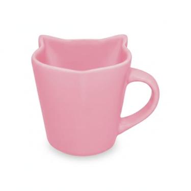 Imagem de Caneca Gato Pink 3D Porcelana Premium