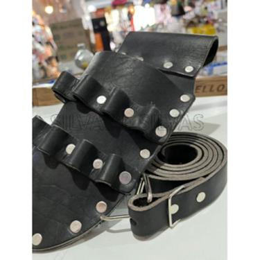 Imagem de Cinto Arriata eletricista PT prega reforçada sintético - Silvas e Silv