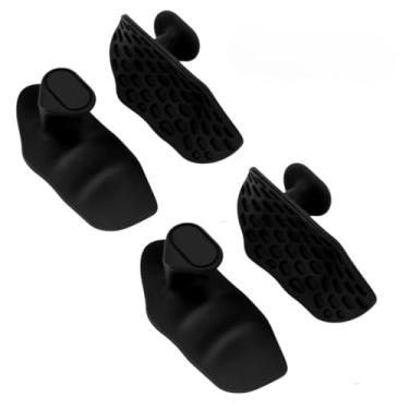 Imagem de Luva para Musculação Treino Grip Protetor de Mão Cross Fit Antiderrapante Halteres e Barras(KIT 2 Pares Preto)