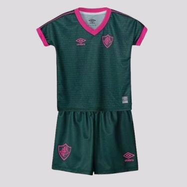 Imagem de Kit Infantil Umbro Fluminense III 2023, 6 MESES