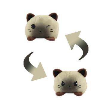 Imagem de Polvo Reversível Humor Tiktok Pelúcia Dupla Face E Emoções