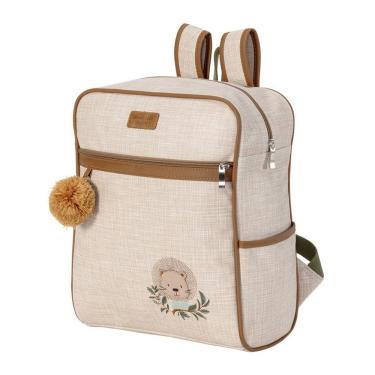 Imagem de Mochila Maternidade Leão - Bege - Batistela Baby
