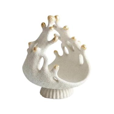 Imagem de UGPLM Bandeja/Prato para Joias, Prato Decorativo para Pulseiras, Brincos e Cosméticos, 21.5 X 27 Cm