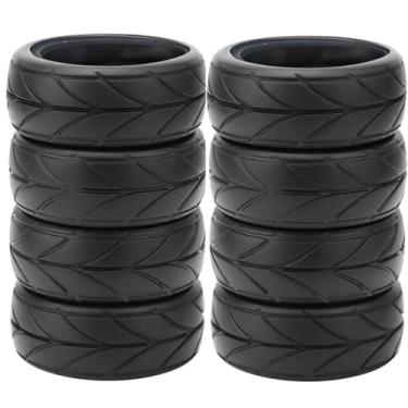 Imagem de 8pcs 1/10 RC Drift Tires 65 * 26mm for On Road Racing Car Drift RC Touring Car (Style A)