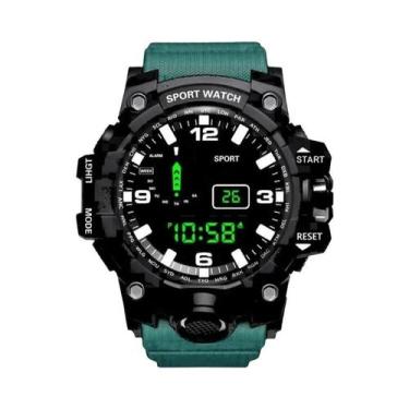 Imagem de Relógio Esportivo Masculino De Moda Com Mostrador Grande Multifunciona