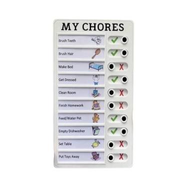 Imagem de Cartão De Autodisciplina Ferramenta Mágica Lista De Tarefas Plástica P