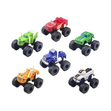 Imagem de Brinquedos De Carro Monster Truck, Veículos De Combate Russo Com Chama