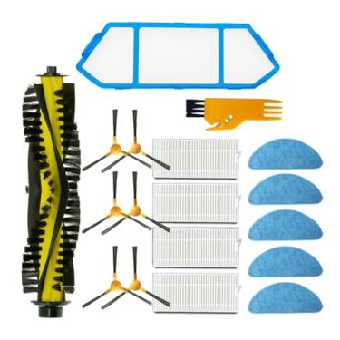 Imagem de Main Brush Hepa Filter Mop Compatible With Neatsvor X500 X520 X600 Pro Tesvor X500 T8 S6 Ikhos Create NetBot S15 Vacuum Cleaner Parts Spare(012)
