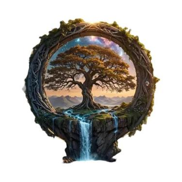 Imagem de Kit De Pintura Em Mosaico De Diamante 5D Árvore Da Vida Com Pedras Pre