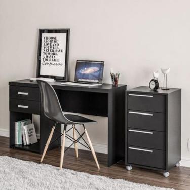 Imagem de Escrivaninha Malta com Gaveteiro Maia Politorno - Espresso Móveis