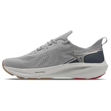 Imagem de Tênis de Corrida Masculino Mizuno Sunrise, Cinza, 44