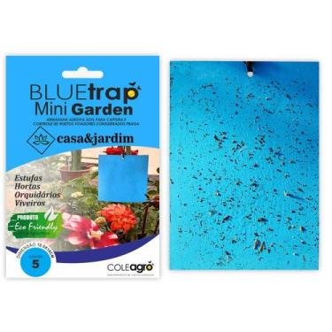 Imagem de Armadilha Azul Blue Trap Mini Garden 5un Captura Tripes, MoscasBranca 