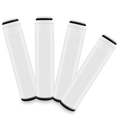 Imagem de HODSEUKIN Cartucho de substituição de filtro de chuveiro para chuveiro portátil Vatex - Pacote com 4 filtros de amaciante de água de vários estágios para água dura (4 peças)