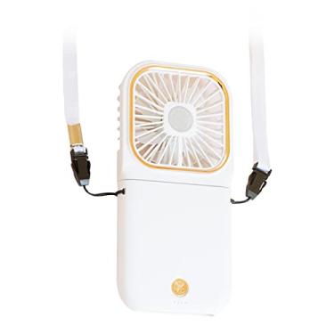 Imagem de Colar Ventilador Vestível Plegável Pendurado para Preguiçosos com Bateria Recarregável de 3000mAh 3 Suporte Celular USB