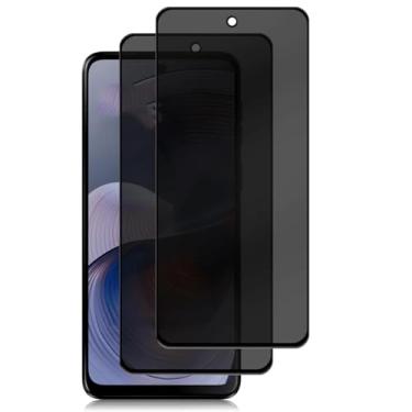 Imagem de Para Motorola Moto G55, 2 peças com protetor de vidro temperado para tela de privacidade e filme de vidro