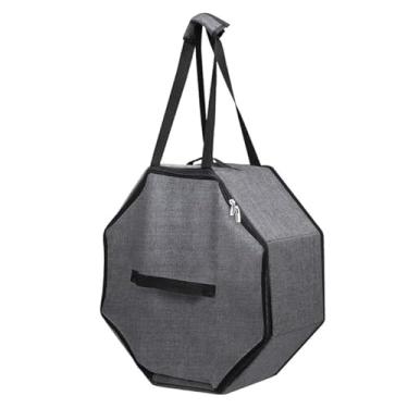Imagem de Zerodis Bolsa de Armazenamento de Chapéus, Estojo para Chapéus de Cowboy de Grande Capacidade, Multifuncional, Dobrável, Recipiente para boné de Beisebol, Caixas Dobráveis ​​de Suporte (GRAY)