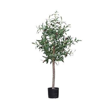 Imagem de Plantas falsas, planta artificial, árvore artificial, bonsai simulação, árvore do chão ao teto, plantas verdes, árvore falsa, para decoração de sala de estar, plantas artificiais para ambientes