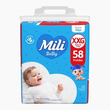 Imagem de Fralda Mili Baby Giga XXG - 58 Unidades