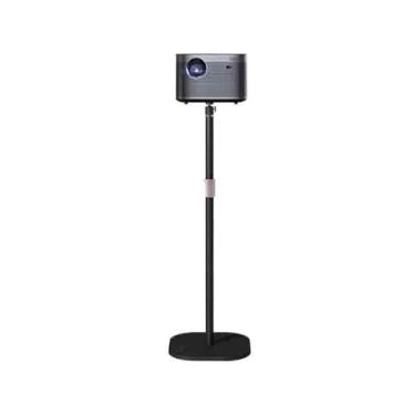 Imagem de KHUTRW3D Suporte para projetor, cabeceira, suporte para projetor, para uso doméstico, prateleira, cabeceira, sem perfuração, prateleiras telescópicas, prateleira universal, suporte para projetor