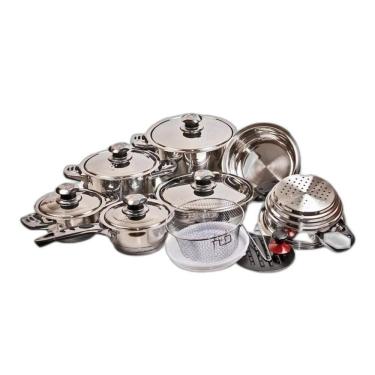 Imagem de Jogo De Panelas Inox 19 Peças Songhe Tools