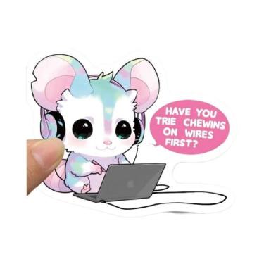 Imagem de Adesivos DIY À Prova d'Água Com Graffiti Humorístico Para Bagagem E Sk