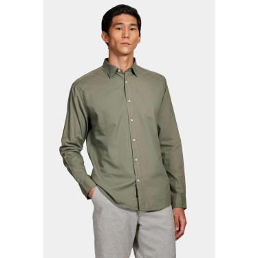 Imagem de Camisa Aramis Slim Flame Bosco Verde Militar-Masculino