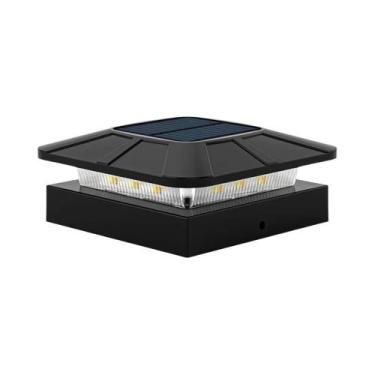 Imagem de Luzes De Poste Solares À Prova d'Água Para Exterior Com LED E 2 Modos 