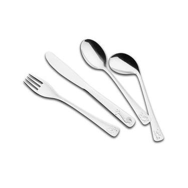 Imagem de Conjunto de Talheres Infantil Tramontina em Inox - 4 Peças